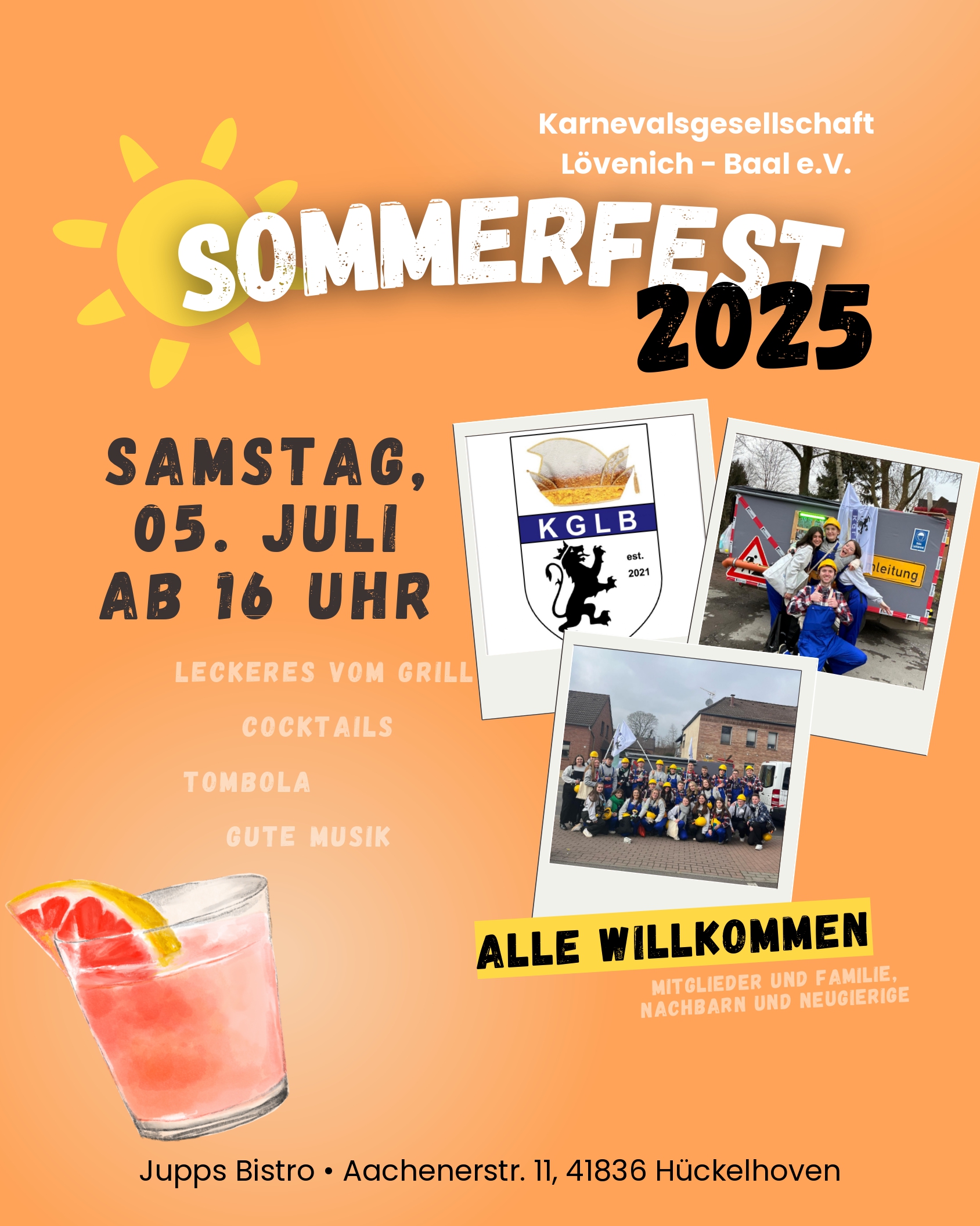 Sommerfest 2025 Flyer
